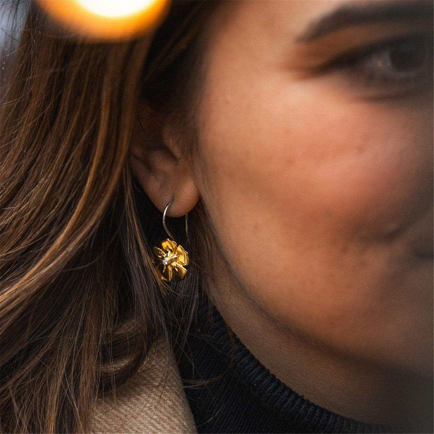 Reggeli Harmat Fülbevaló Medál Aranyozott - Trollbeads Ékszerek Magyarország