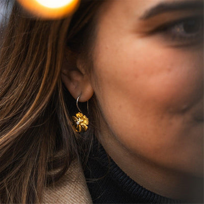 Reggeli Harmat Fülbevaló Medál Aranyozott - Trollbeads Ékszerek Magyarország