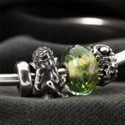 Zöld Díszei Bead - Trollbeads Ékszerek Magyarország