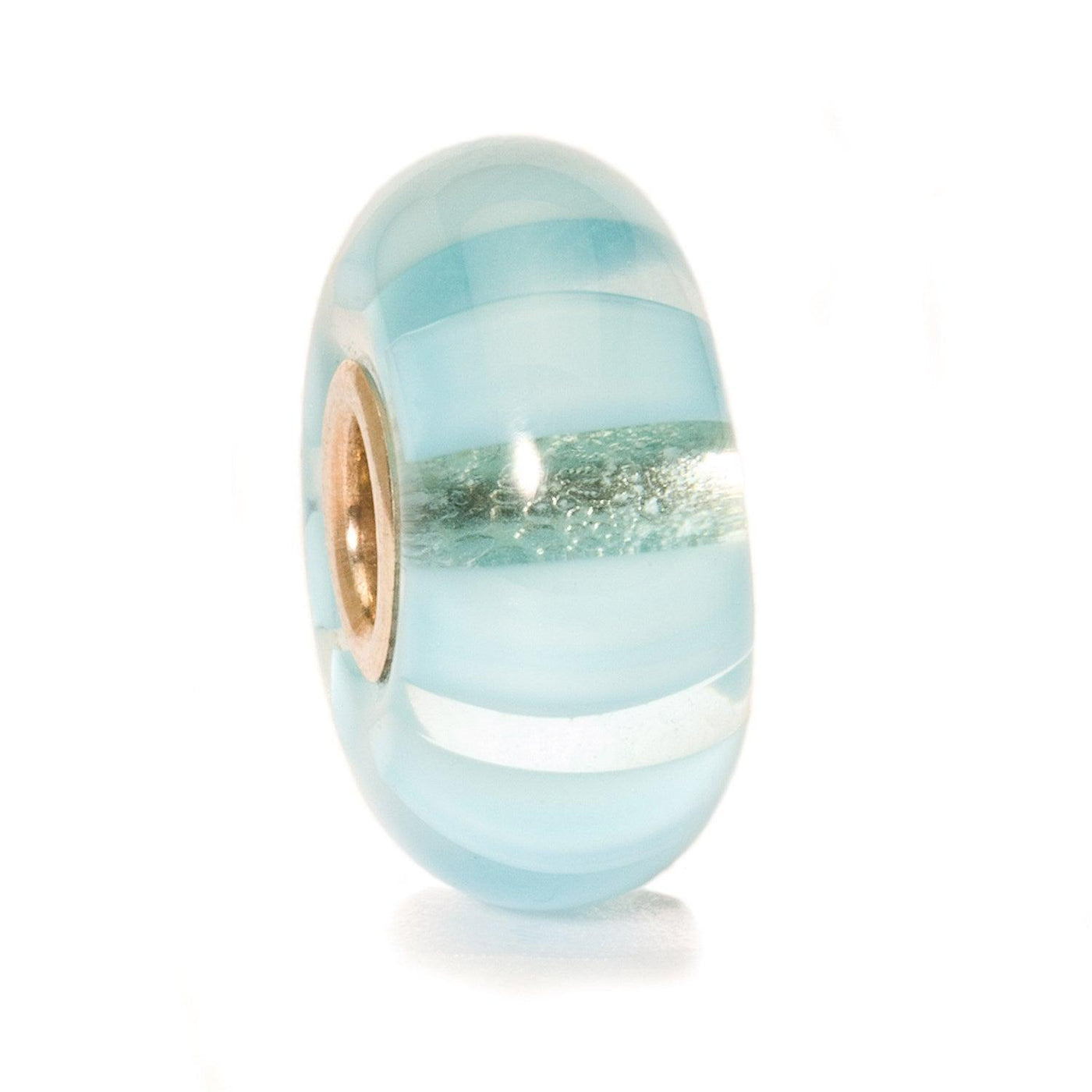 Világoskék Csíkos Bead - Trollbeads Ékszerek Magyarország