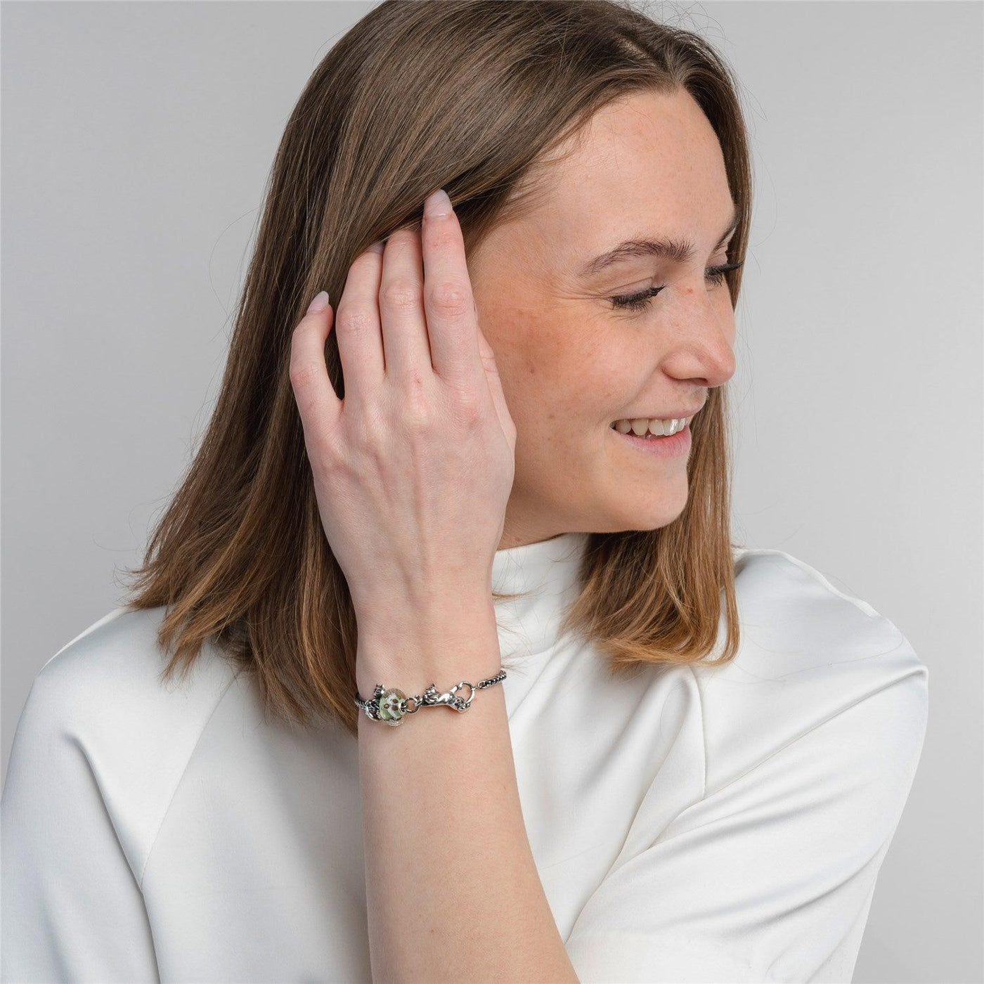 Kedves Cicák Kapocs - Trollbeads Ékszerek Magyarország