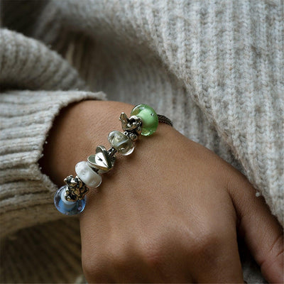 Fehér Cseppek Bead - Trollbeads Ékszerek Magyarország
