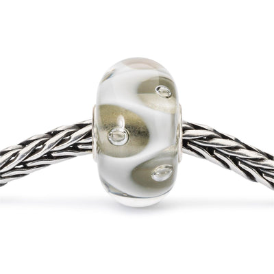Fehér Cseppek Bead - Trollbeads Ékszerek Magyarország