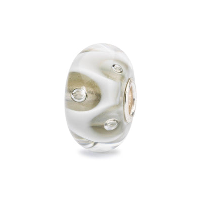 Fehér Cseppek Bead - Trollbeads Ékszerek Magyarország